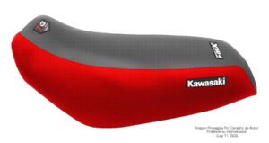 Funda Asiento Kawasaki Brute Force 300 - 13/20 Total Grip Fmx Covers - Negro/Rojo
