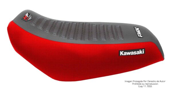 Funda Asiento Kawasaki Brute Force 300 - 13/20 Hf Fmx Covers - Negro/Rojo