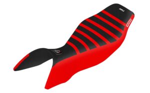Funda Asiento Honda Trx 700 Xx Rib Fmx Covers - Negro/Rojo/Rojo