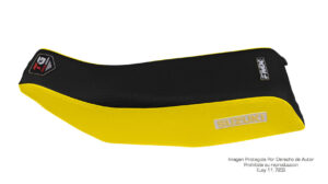 Funda Asiento Suzuki Rm 80 Total Grip Fmx Covers - Negro/Amarillo