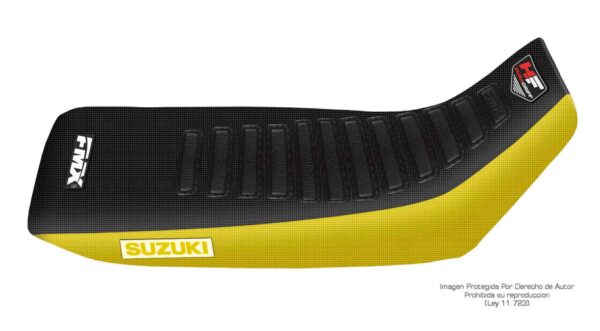 Funda Asiento Suzuki Dr 250-350 Hf Fmx Covers - Negro/Amarillo