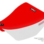 Funda Asiento Honda Trx 200 Total Grip Fmx Covers - Rojo/Blanco