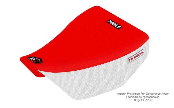 Funda Asiento Honda Trx 200 Total Grip Fmx Covers - Rojo/Blanco
