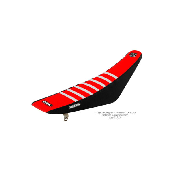 Funda Asiento Honda Nxr 125 Bros Rib Fmx Covers - Rojo/Negro/Blanco