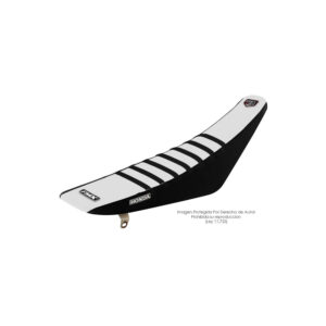 Funda Asiento Honda Nxr 125 Bros Rib Fmx Covers - Blanco/Negro/Negro