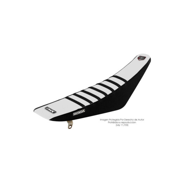 Funda Asiento Honda Nxr 125 Bros Rib Fmx Covers - Blanco/Negro/Negro