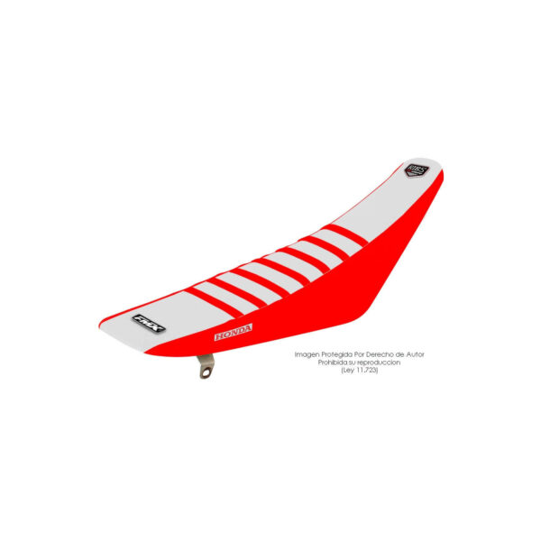 Funda Asiento Honda Nxr 125 Bros Rib Fmx Covers - Blanco/Rojo/Rojo