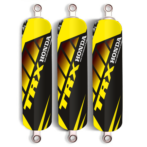 Fundas Cubre Amortiguador Honda Trx Deportivo - Amarillo