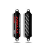 Funda Cubre Amortiguador Honda Titan - Granulated - Negro/Rojo
