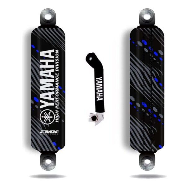 Combo Cubre Amortiguador Moto Yamaha 125 + Cub Palanca Regalo - Azul