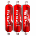 Fundas Cubre Amortiguador Yamaha Blaster Banshee Raptor Warrior "Granulated" - Rojo