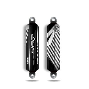 Funda Cubre Amortiguador Yamaha Ybr 125 - Granulated - Negro/Blanco