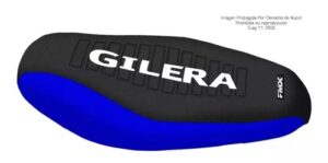 Funda Asiento Gilera Smash Full Series Fmx Covers - Negro/Azul/Blanco