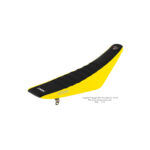 Funda Asiento Suzuki Ax 100 Rib Fmx Covers - Negro/Amarillo/Negro