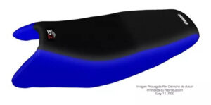Funda Asiento Motomel Series 2 Total Grip Fmx Covers - Negro/Azul