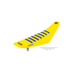 Funda Asiento Suzuki Ax 100 Rib Fmx Covers - Amarillo/Amarillo/Azul