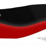 Funda Asiento Motomel Series 2 Total Grip Fmx Covers - Negro/Rojo