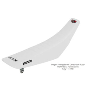 Funda Asiento Honda Crf 250 18/21 - 450 17/20 Plisada Fmx Covers - Blanco