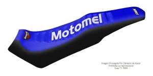 Funda Asiento Motomel Tpc 200 - 12/19 Series Fmx Covers - Azul/Negro/Blanco