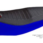 Funda Asiento Motomel Series 2 Hf Fmx Covers - Negro/Azul