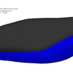 Funda Asiento Appia City Plus 110 Total Grip Fmx Covers - Negro/Azul