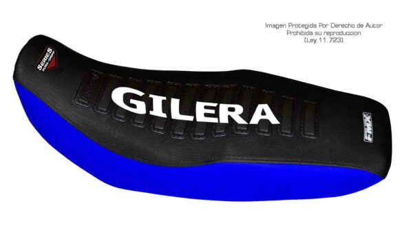 Funda Asiento Gilera Sahel 150 Series Fmx Covers - Negro/Azul/Blanco