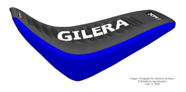Funda Asiento Gilera Gxl 125 - 150 Series Fmx Covers - Negro/Azul/Blanco