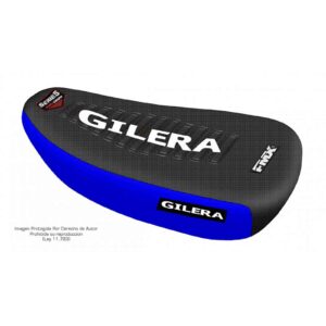 Funda Asiento Gilera Estilo 110 Series Fmx Covers - Negro/Azul/Blanco