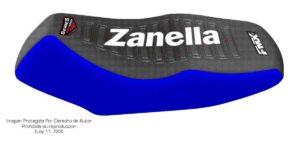 Funda Asiento Zanella Styler 125 - 150 Series Fmx Covers - Negro/Azul/Blanco