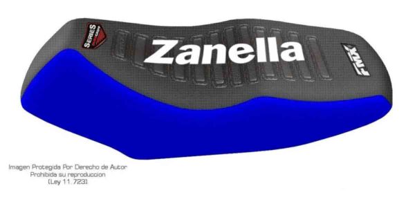 NAB Funda Asiento Zanella Styler 125 - 150 Series Fmx Covers - Negro/Azul/Blanco