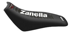 Funda Asiento Zanella Ztt 200 Enduro Motard Series Fmx Covers - Negro/Negro/Blanco