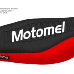 Funda Asiento MOTOMEL BIT 110 Series FMX Covers - Negro/Rojo/Blanco