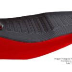 Funda Asiento Motomel Series 2 Hf Fmx Covers - Negro/Rojo