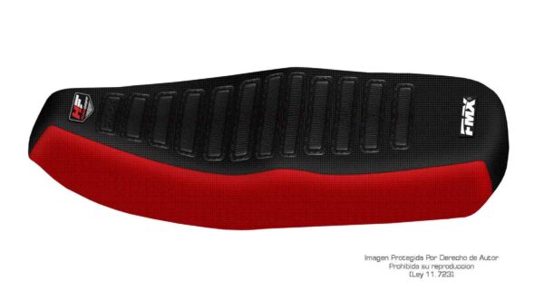 Funda Asiento Motomel Eco 70 Hf Fmx Covers - Negro/Rojo