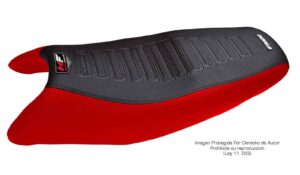 Funda Asiento Motomel Series 2 Hf Fmx Covers - Negro/Rojo