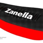 Funda Asiento Zanella Hot 90 Shot Series Fmx Covers - Negro/Rojo/Blanco