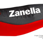 Funda Asiento Zanella RX 150 Z7 Series Fmx Covers - Negro/Rojo/Blanco