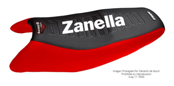 NRB Funda Asiento Zanella RX 150 Z7 Series Fmx Covers - Negro/Rojo/Blanco