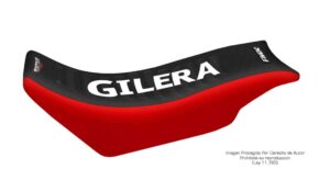 Funda Asiento Gilera Rally Smx 400 - 2013 Series Fmx Covers - Negro/Rojo/Blanco