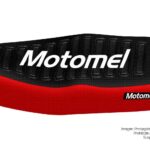 Funda Asiento Motomel DLX Deluxe 110 Series Fmx Covers - Negro/Rojo/Blanco