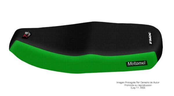 Funda Asiento Motomel Eco 70 Total Grip Fmx Covers - Negro/Verde