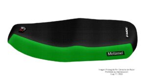 Funda Asiento Motomel Eco 70 Total Grip Fmx Covers - Negro/Verde