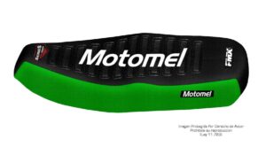 Funda Asiento Motomel DLX Deluxe 110 Series Fmx Covers - Negro/Verde/Blanco