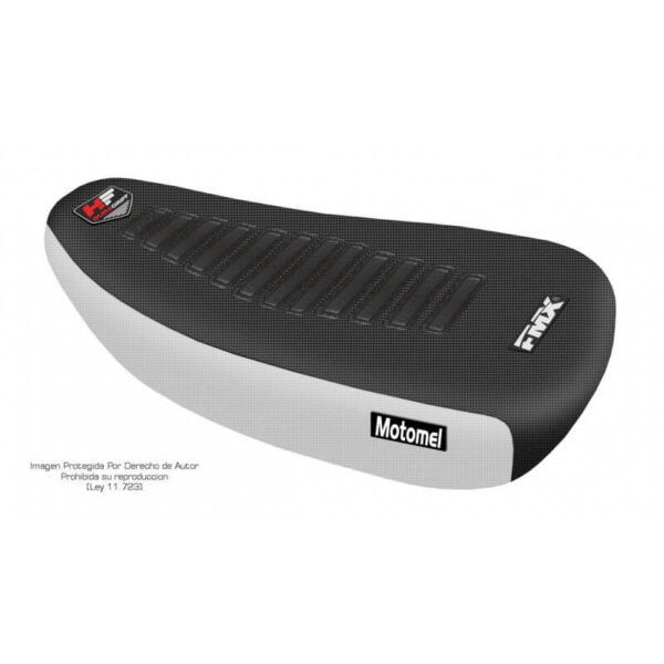 Funda Asiento Motomel Max 110 Hf Fmx Covers - Negro/Blanco