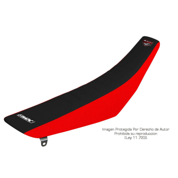 Funda Asiento Husqvarna 350-410-610 Plisada Fmx Covers - Negro/Rojo