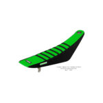 Funda Asiento Kawasaki Kdx 220 - 95/07 Rib Fmx - Verde/Negro/Negro