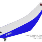 Funda Asiento Yamaha Ybr 250 Plisada Fmx Covers - Blanco/Azul