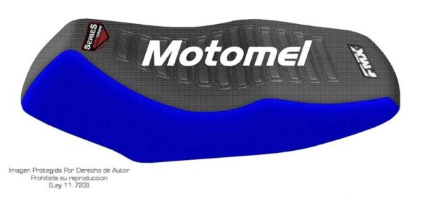 Funda Asiento Motomel Vx 150 Series Fmx Covers - Negro/Azul/Blanco