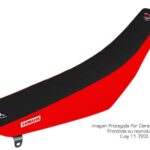 Funda Asiento Yamaha Ybr 250 Plisada Fmx Covers - Negro/Rojo