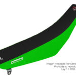 Funda Asiento Kawasaki Kx 125/250 - 92/96 Plisada Fmx Covers - Negro/Verde